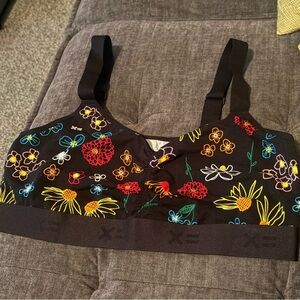 TomboyX Floral Bralette, size 2x